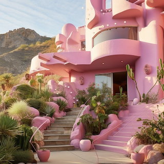 Pink Desert House