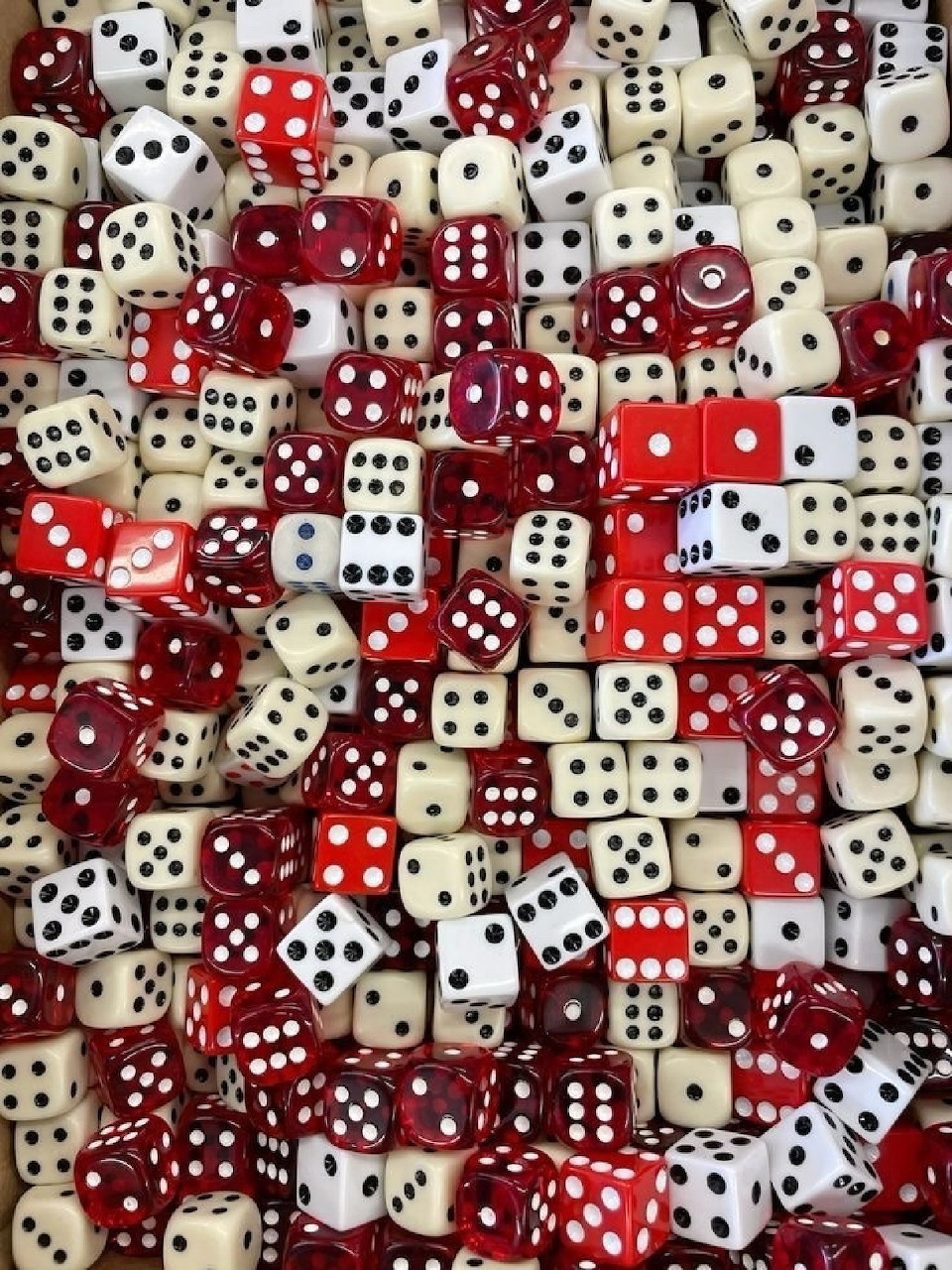 Red and White Dice