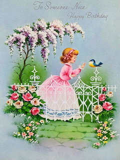 Vintage Birthday Greeting Card