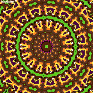 Vibrant Kaleidoscope Mandala Pattern