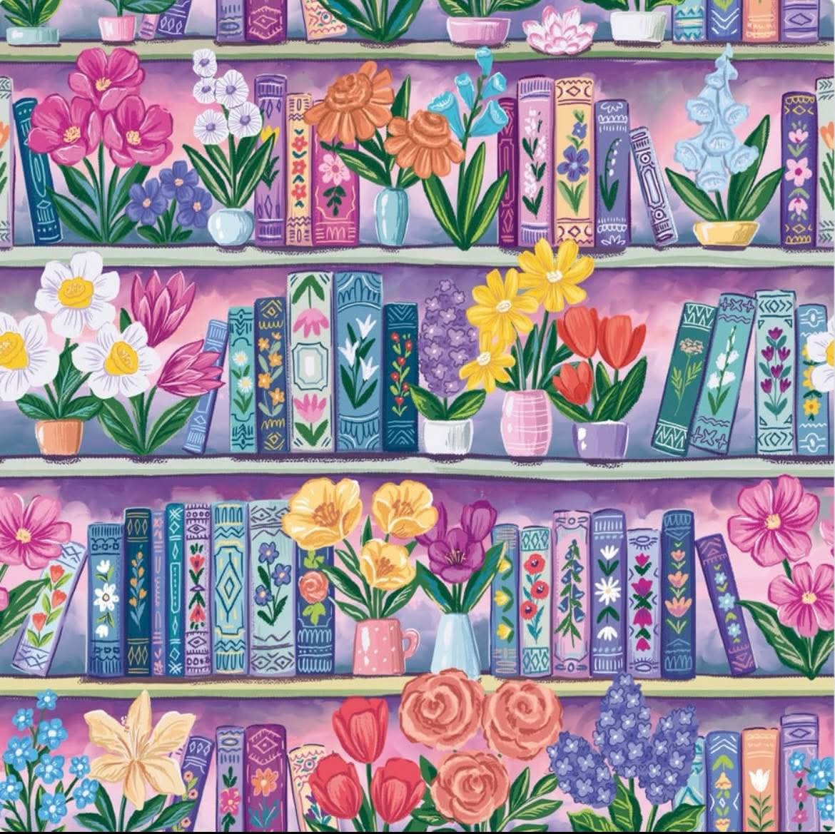Books and Flowers