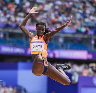 Female Athlete Long Jump