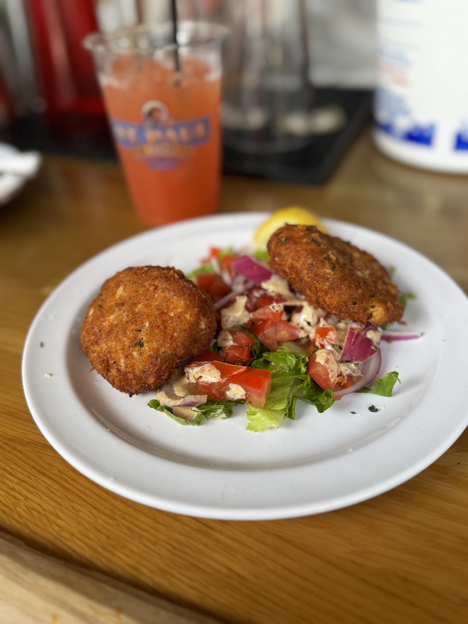Crab Cakes Plate
