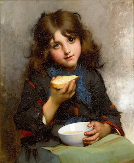 Girl with Bowl Portrait Painting