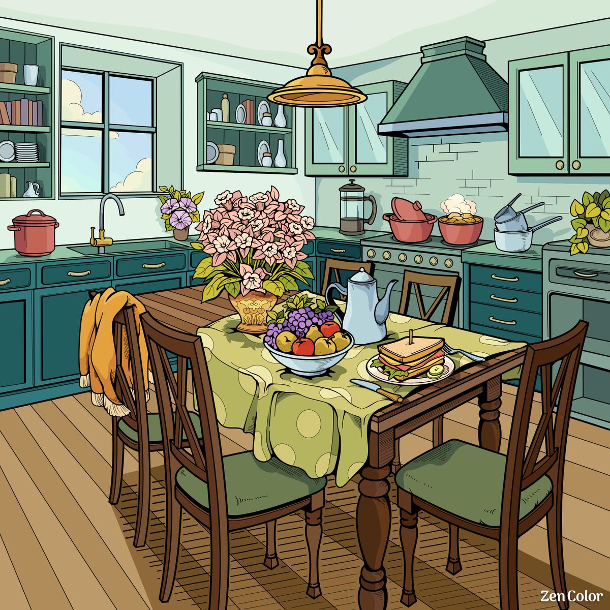 Cozy Kitchen Interior