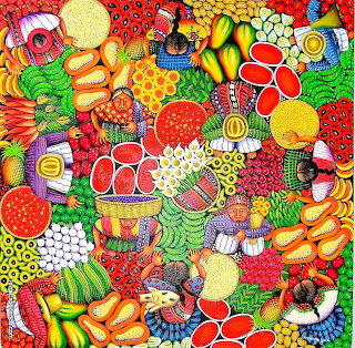 Vegetable Market Collage