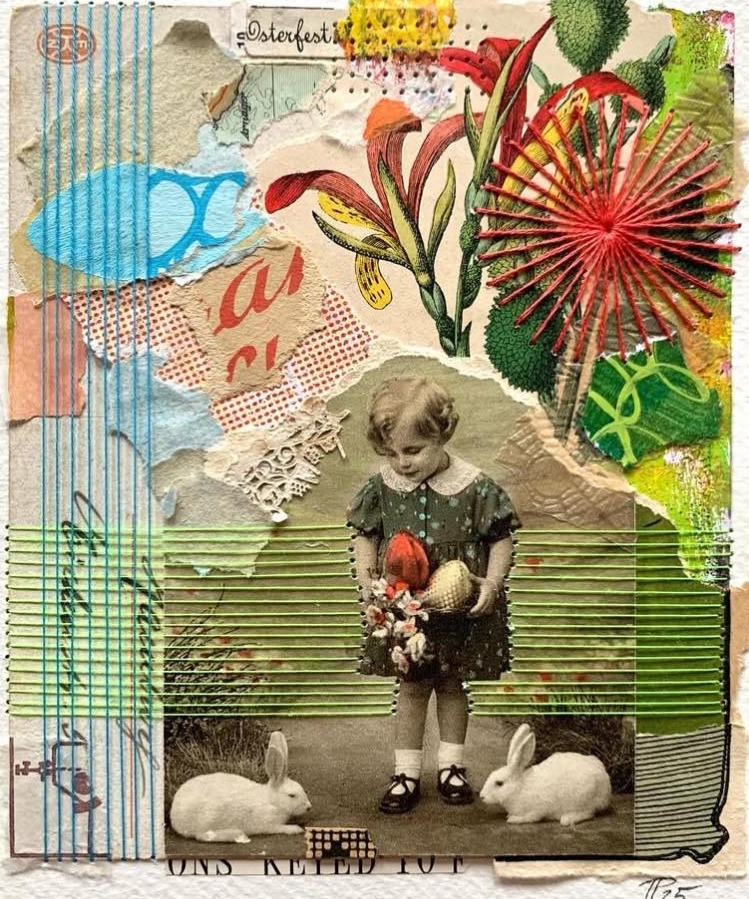 Easter Collage Art