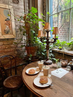 Cozy Coffee Shop Table