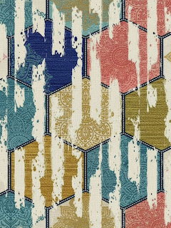 Abstract Geometric Textile Pattern
