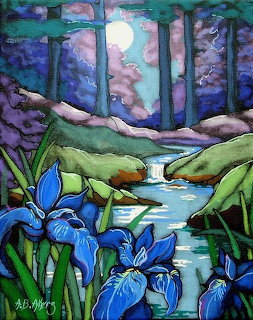 Alida Akers Moon Night Iris Stream