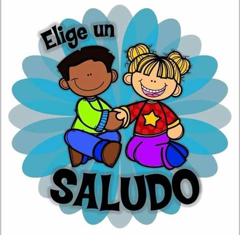 Children Greeting Cartoon