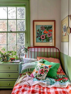 Cozy Vintage Bedroom Interior