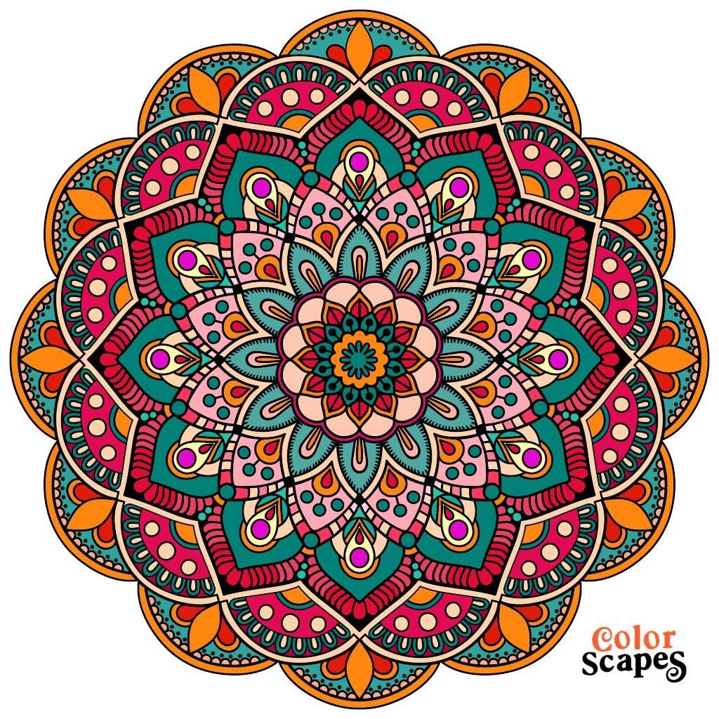 Vibrant Mandala Design