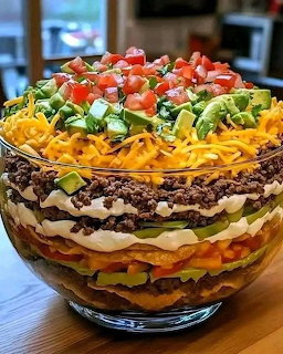 Seven Layer Taco Salad