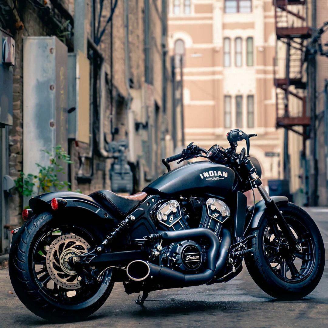 Black Indian Motorcycle