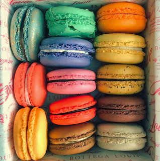 Colorful French Macarons