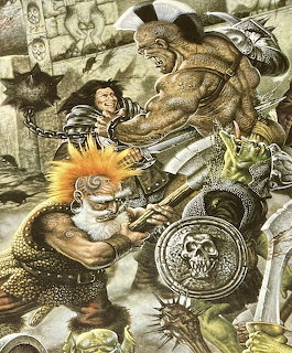 Dwarf Fantasy Warrior Illustration