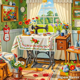 Vintage Sewing Room