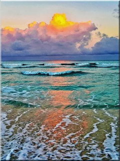 Sunset Ocean Waves