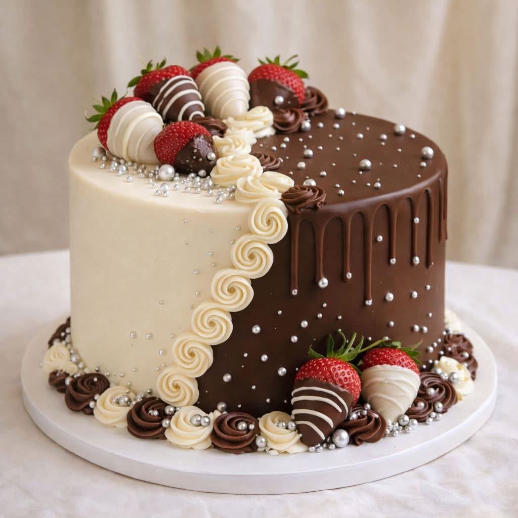 Chocolate Strawberry Cake
