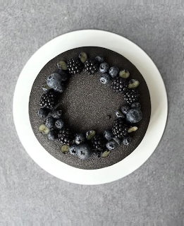 Black Cake with Berries
