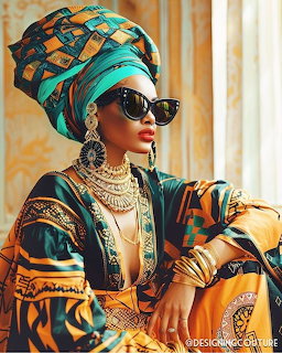 African Fashion Woman Headwrap