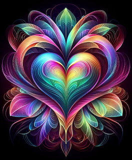 Colorful Heart Art
