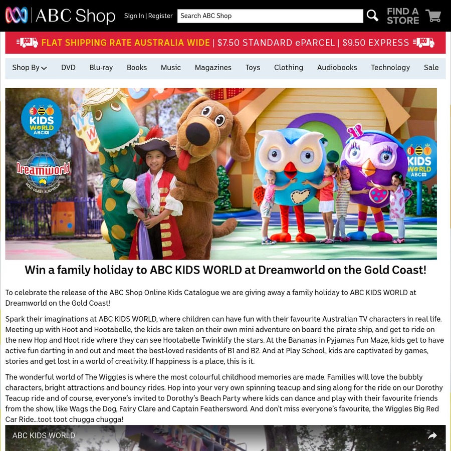 ABC Kids World Mascots