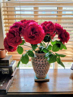 Pink Roses Vase