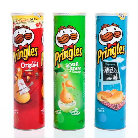 Three Pringles Cans