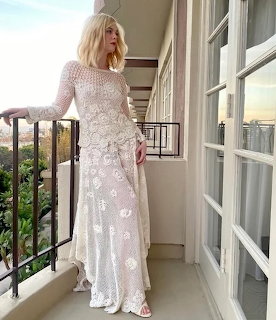 Woman in White Dress