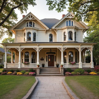 Victorian House with Porch
