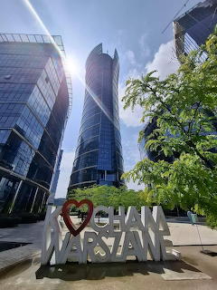I Love Warsaw Sign