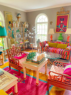 Colorful Eclectic Living Room