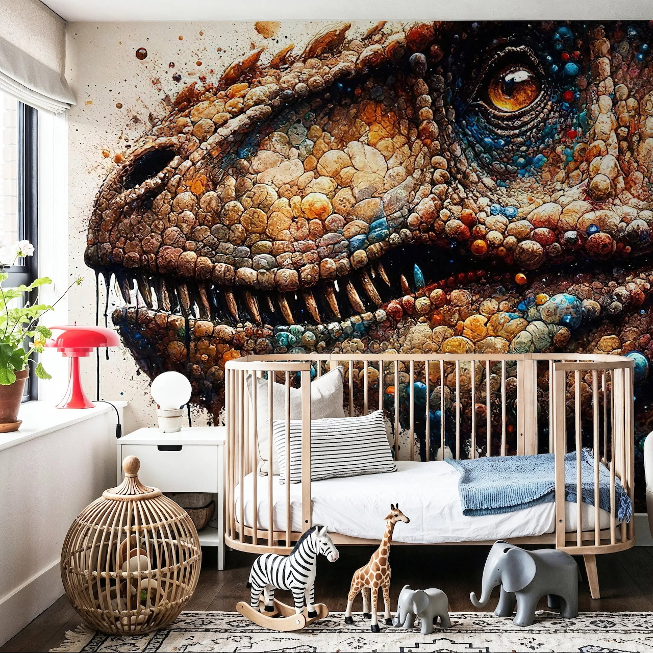 Dinosaur Nursery Mural