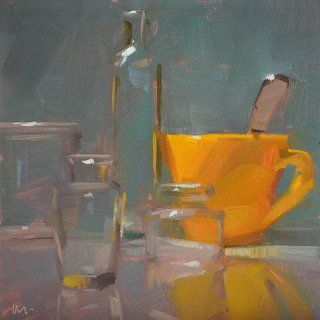 Yellow Teapot Still Life