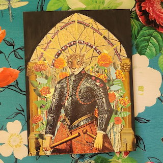 Collage Art Portrait Figure
