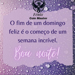 Purple background with water droplets and a Portuguese good night quote