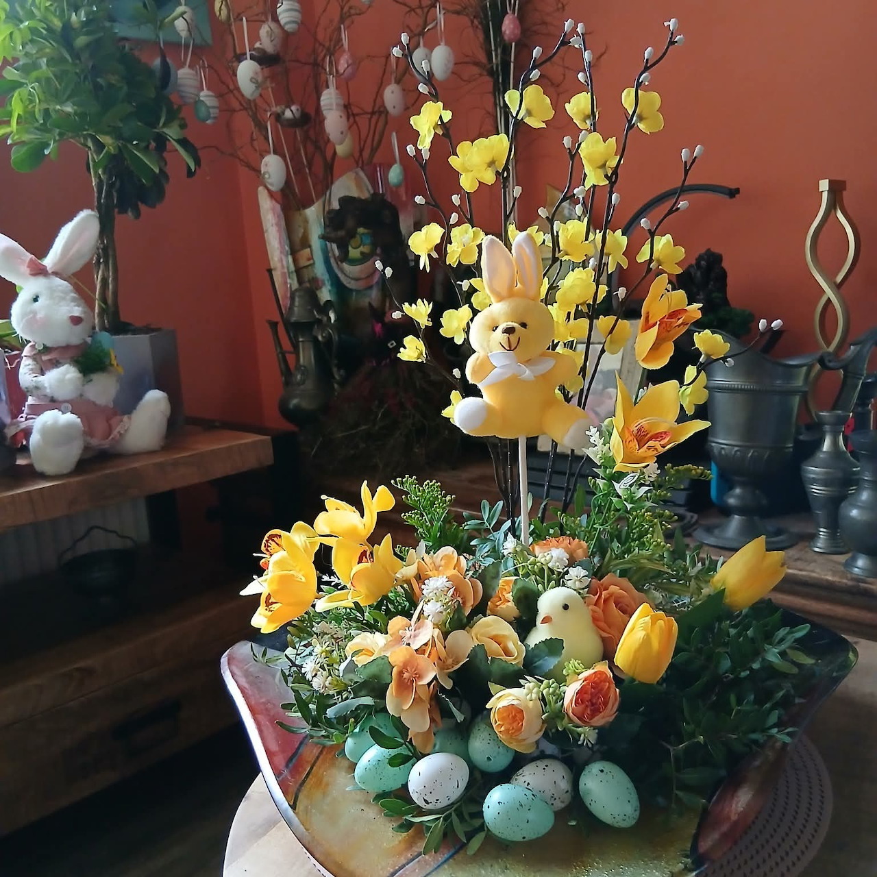 Easter Flower Centerpiece