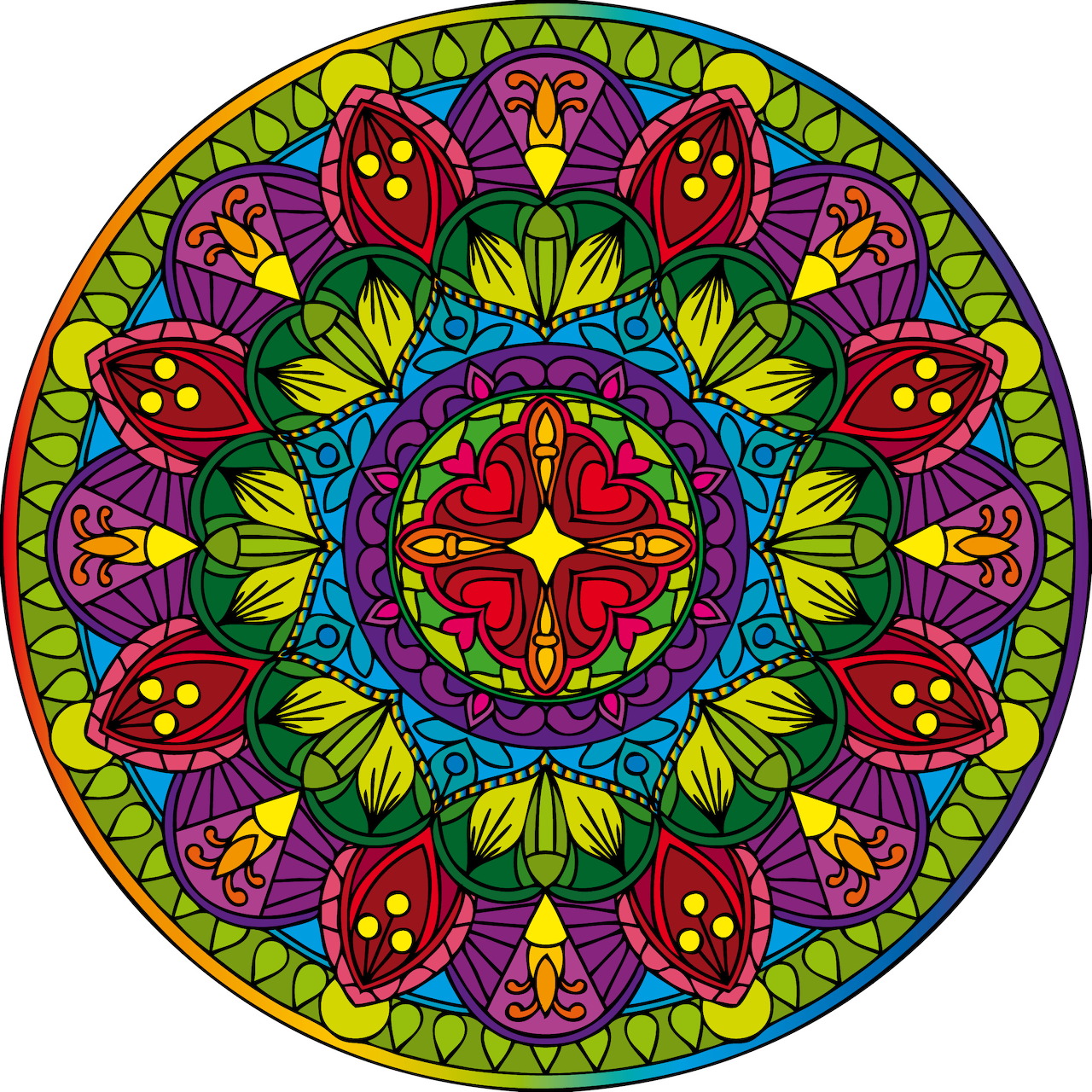 Floral Mandala Design