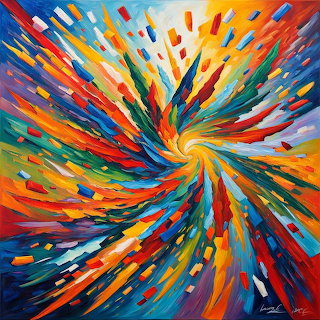 Colorful Abstract Spiral
