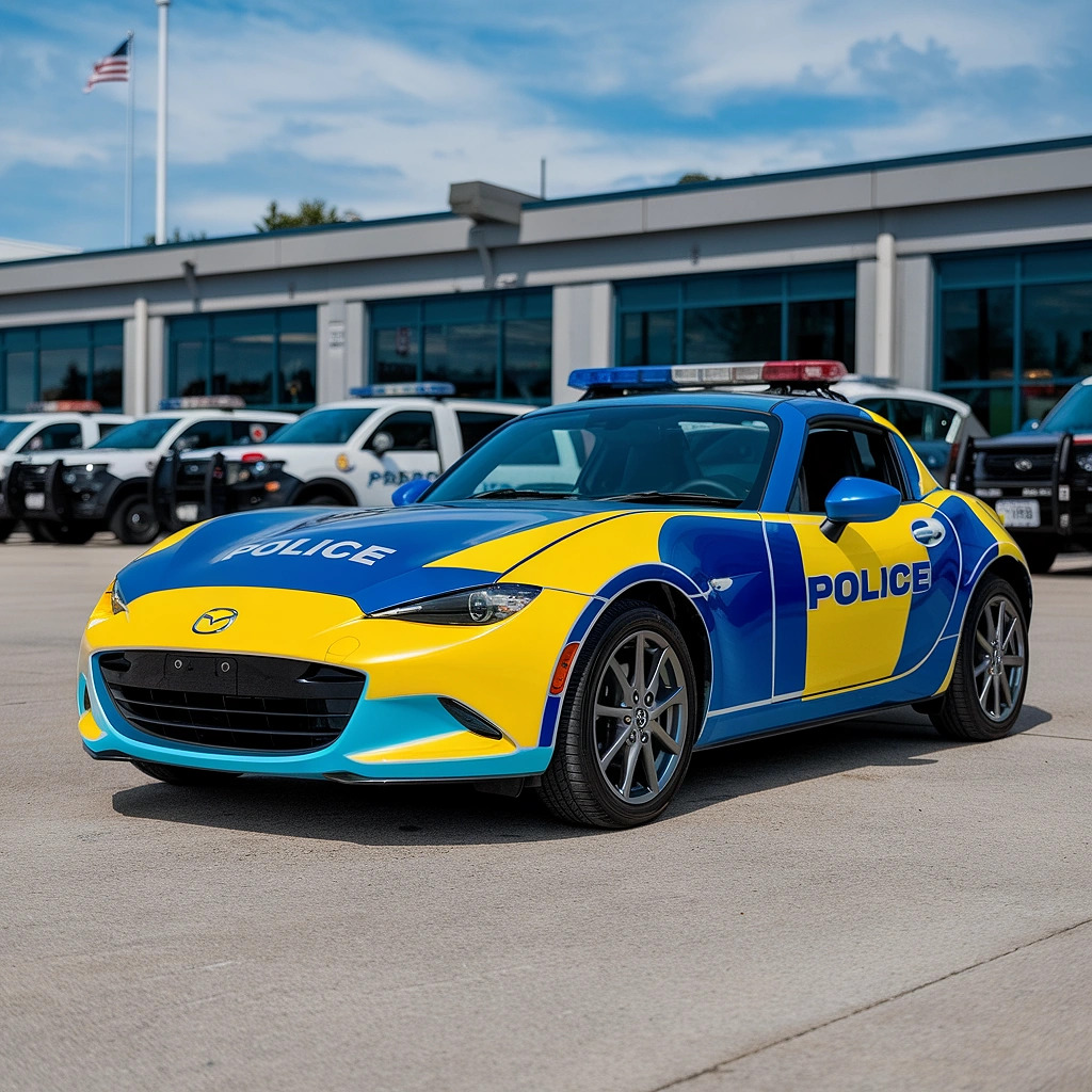 Mazda Miata Police Car