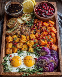 Breakfast Tray with Eggs