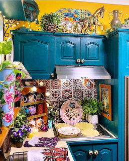 Boho Kitchen Interior