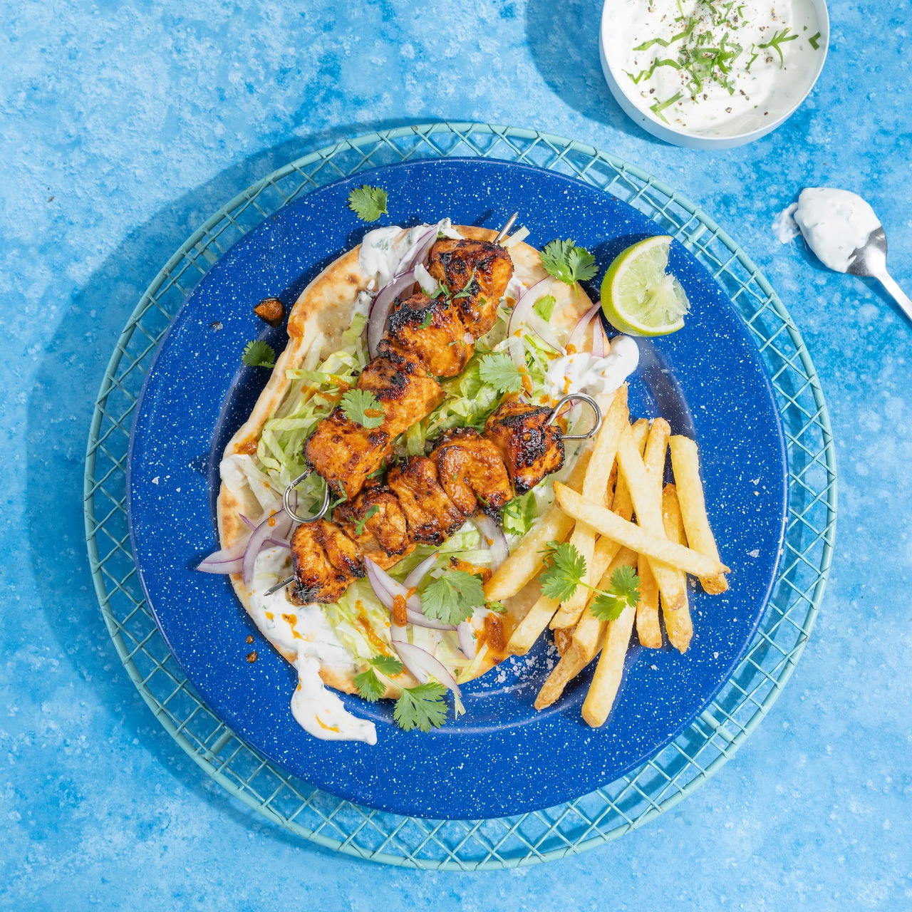 Grilled Fish and Fries