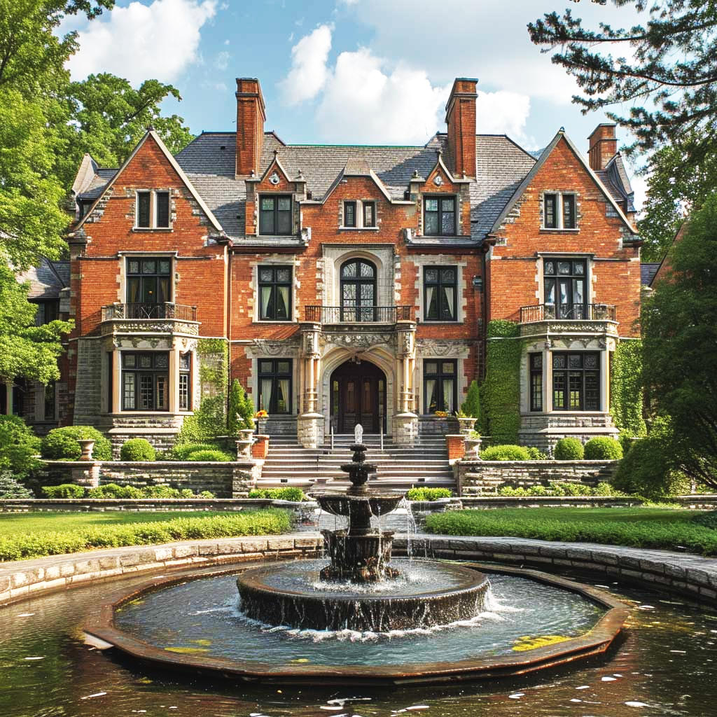 Historic Red Brick Mansion