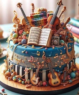 Music Themed Cake