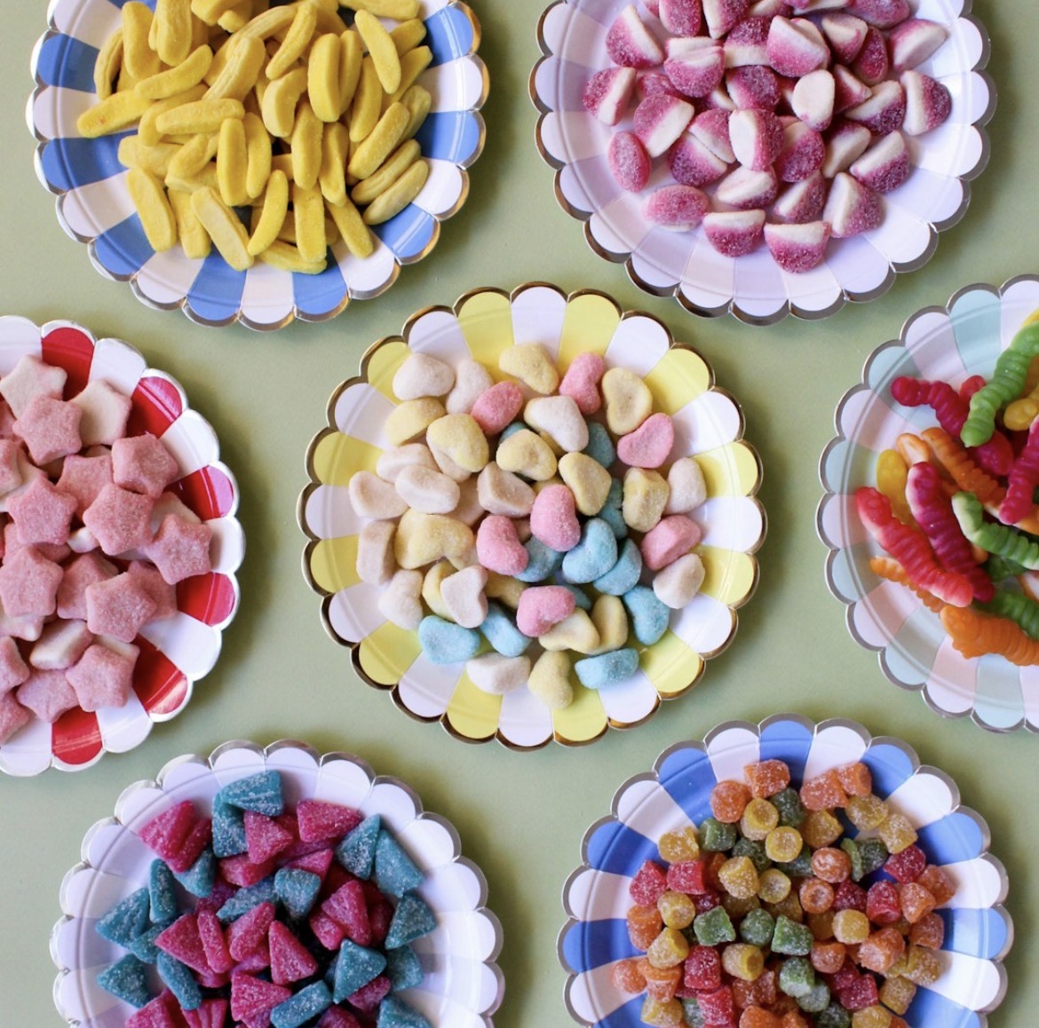 Assorted Candy Bowls