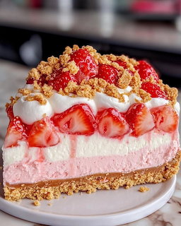 Strawberry Crunch Cheesecake
