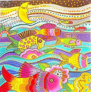 Colorful Fish Cross Stitch